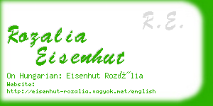 rozalia eisenhut business card
